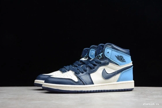 555088-140 (555088-140) Blue Obsidian 1 Jordan Kids Kid University Air 0329